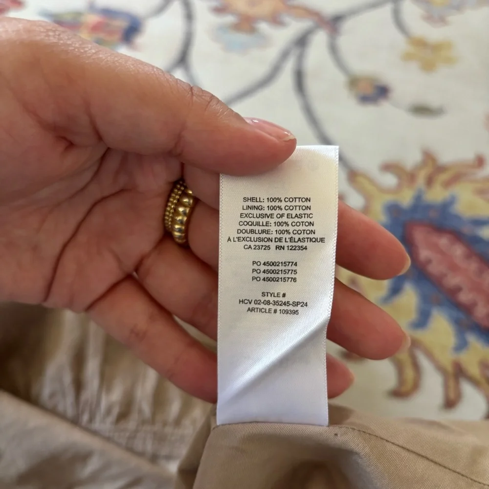 Aritzia Sunday Best Martine Poplin Dress in Fluent Taupe Size Small Mini Dress - Picture 11 of 11